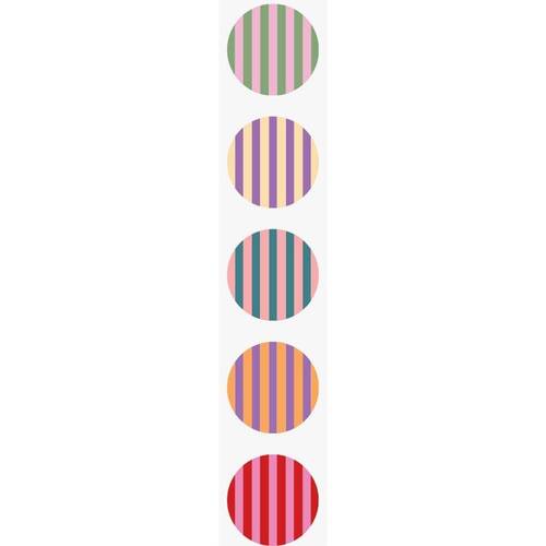 Sticker Stripes Rund mix 40mm x250