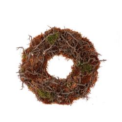 Kranz braun/orange Bonsai Moos D40cm