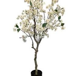 Seiden Blütenbaum weiss H120cm