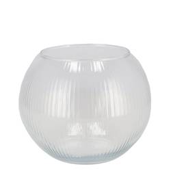 Glass Vase Sphere D16cm H19cm