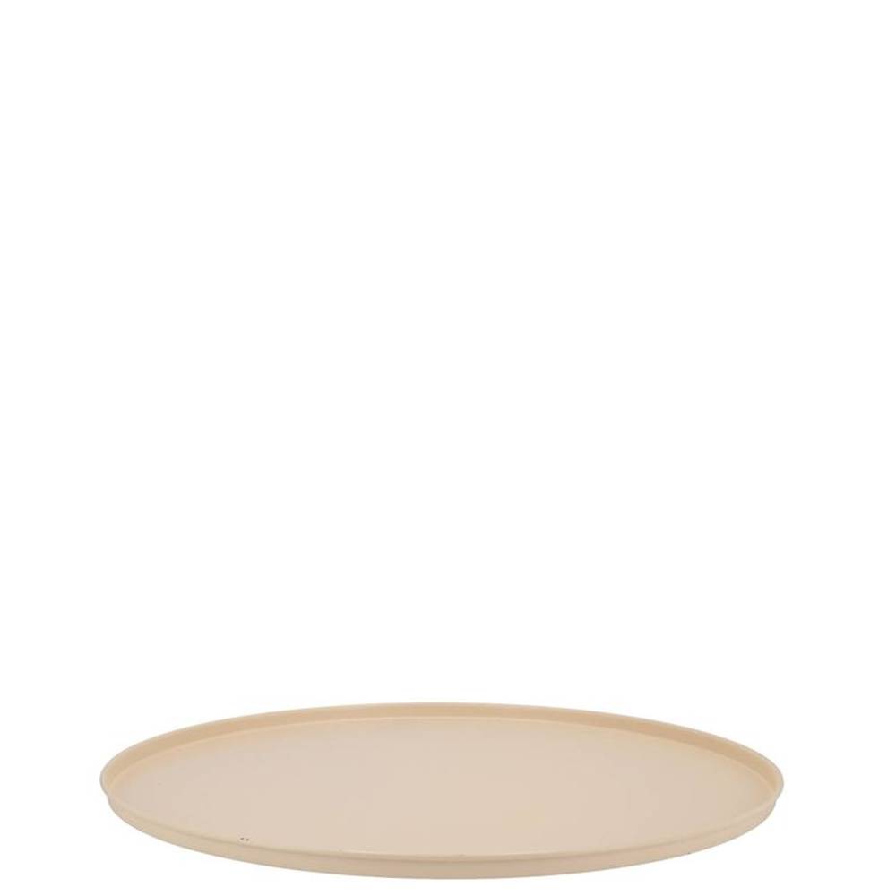 Teller Metall creme 26x02cm