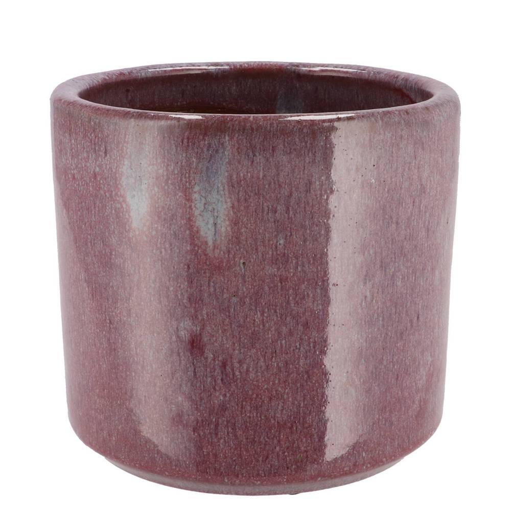 Keramik Übertopf Javea glasiert rosa D17cm H15cm