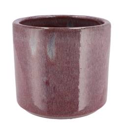 Keramik Übertopf Javea glasiert rosa D17cm H15cm