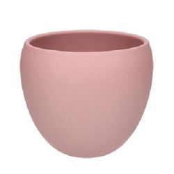 Keramik Bowl Übertopf hell rosa D19cm H19cm