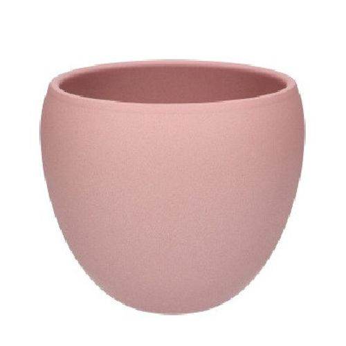 Keramik Bowl Übertopf hell rosa D19cm H19cm
