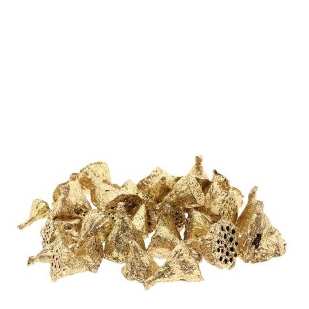 Deko Lotus Glitzer gold mini x200 
