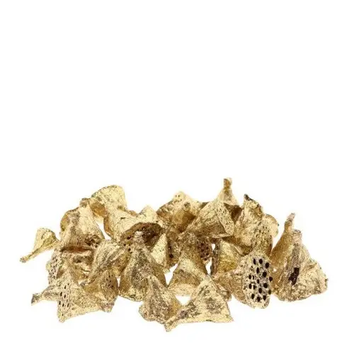 Deko Lotus Glitzer gold mini x200 