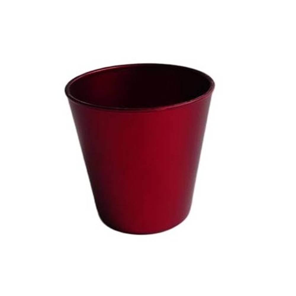 Melamine Übertopf rot D11cm H10.5cm