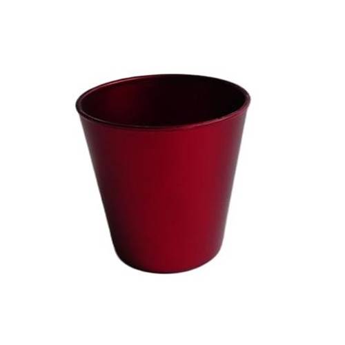 Melamine Übertopf rot D11cm H10.5cm