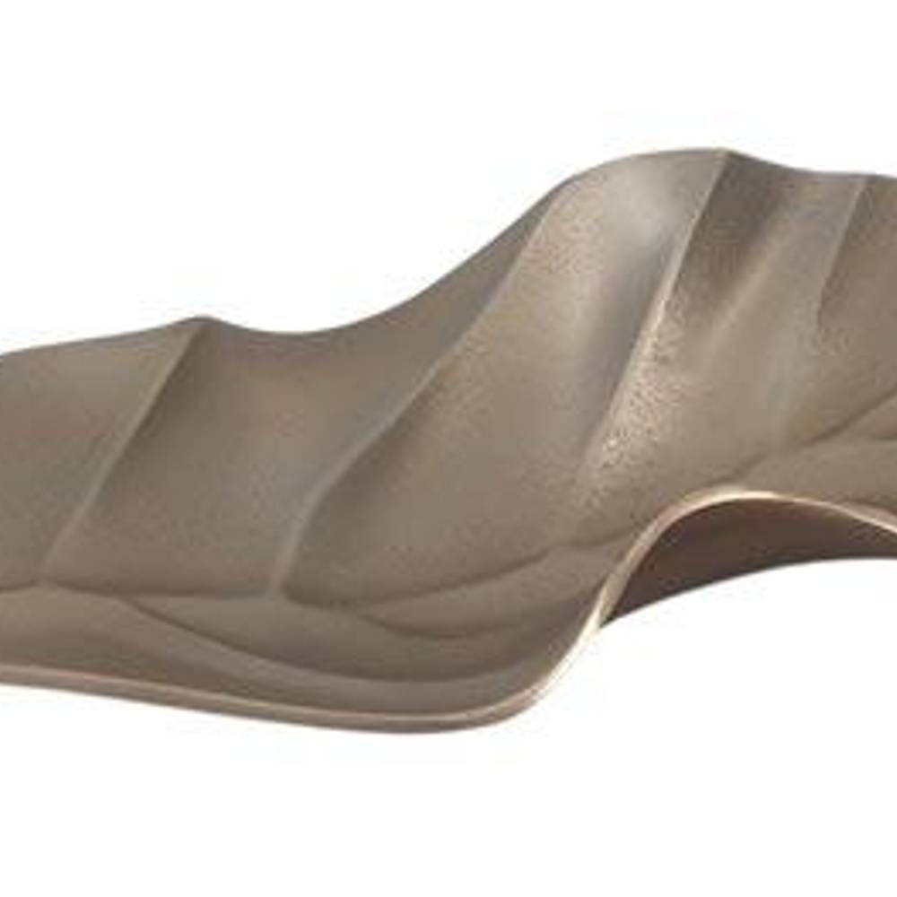 Schale  Blatt champagne 56.5x24x07.5cm