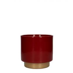 Keramik Topf Varedo rot D13cm H12.5cm