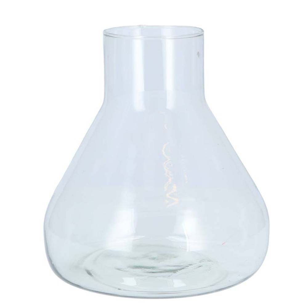 Glas Flasche Roca klar D22cm H25cm