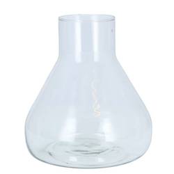 Glas Flasche Roca klar D22cm H25cm