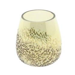 Glas Teelicht Cosmic grün D10cm H10cm