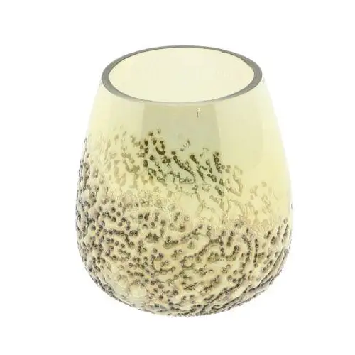Glas Teelicht Cosmic grün D10cm H10cm