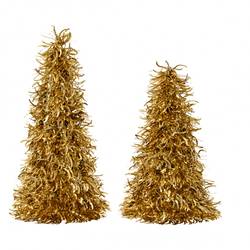 Baum Shiney gold 2/S D11cm H30cm 