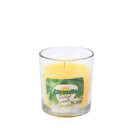Kerze Citronella im Glas D07cm H08cm