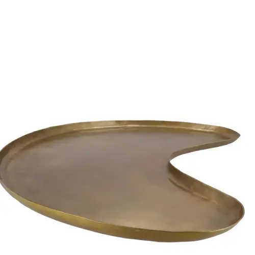Metall Teller Hawley gold 52x34cm