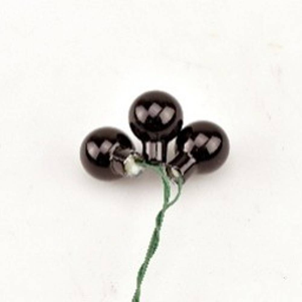 Kugel auf Draht schwarz D02.5cm x144