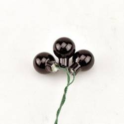Kugel auf Draht schwarz D02.5cm x144