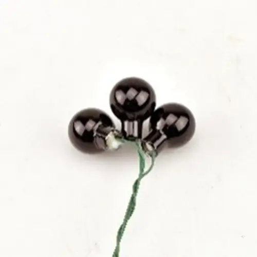 Kugel auf Draht schwarz D02.5cm x144