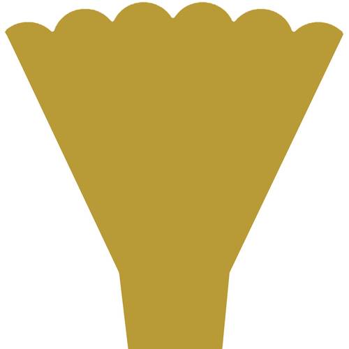 Tüte Majesty gelb 54x44x12cm x50