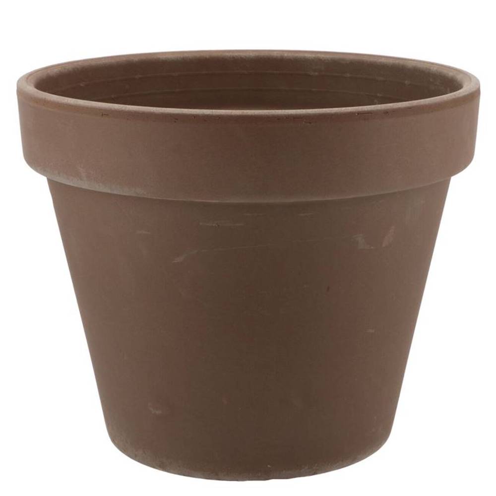 Keramik Tontopf Basic choco D39cm H34cm
