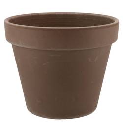 Keramik Tontopf Basic choco D39cm H34cm