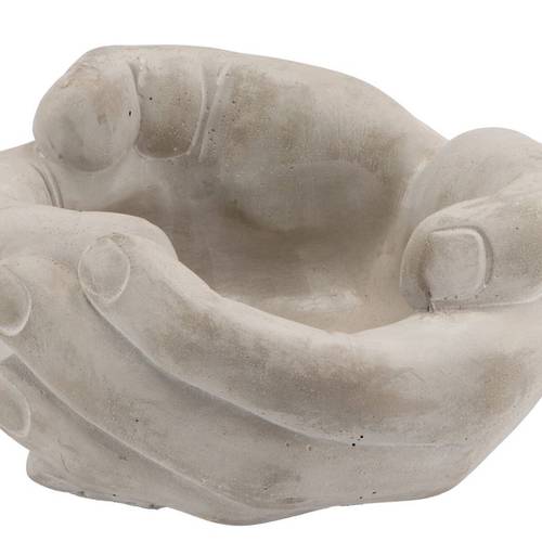 Beton Hände grau 24x22x12cm
