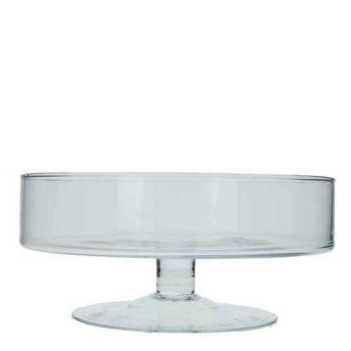 Glas Schale auf Fuss D29cm H13cm