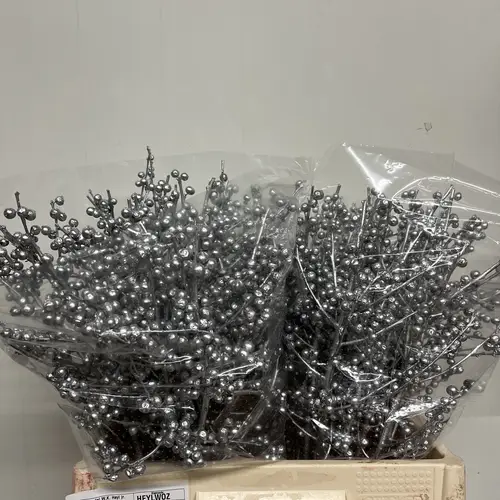 Ilex silber gefarbt 60cm