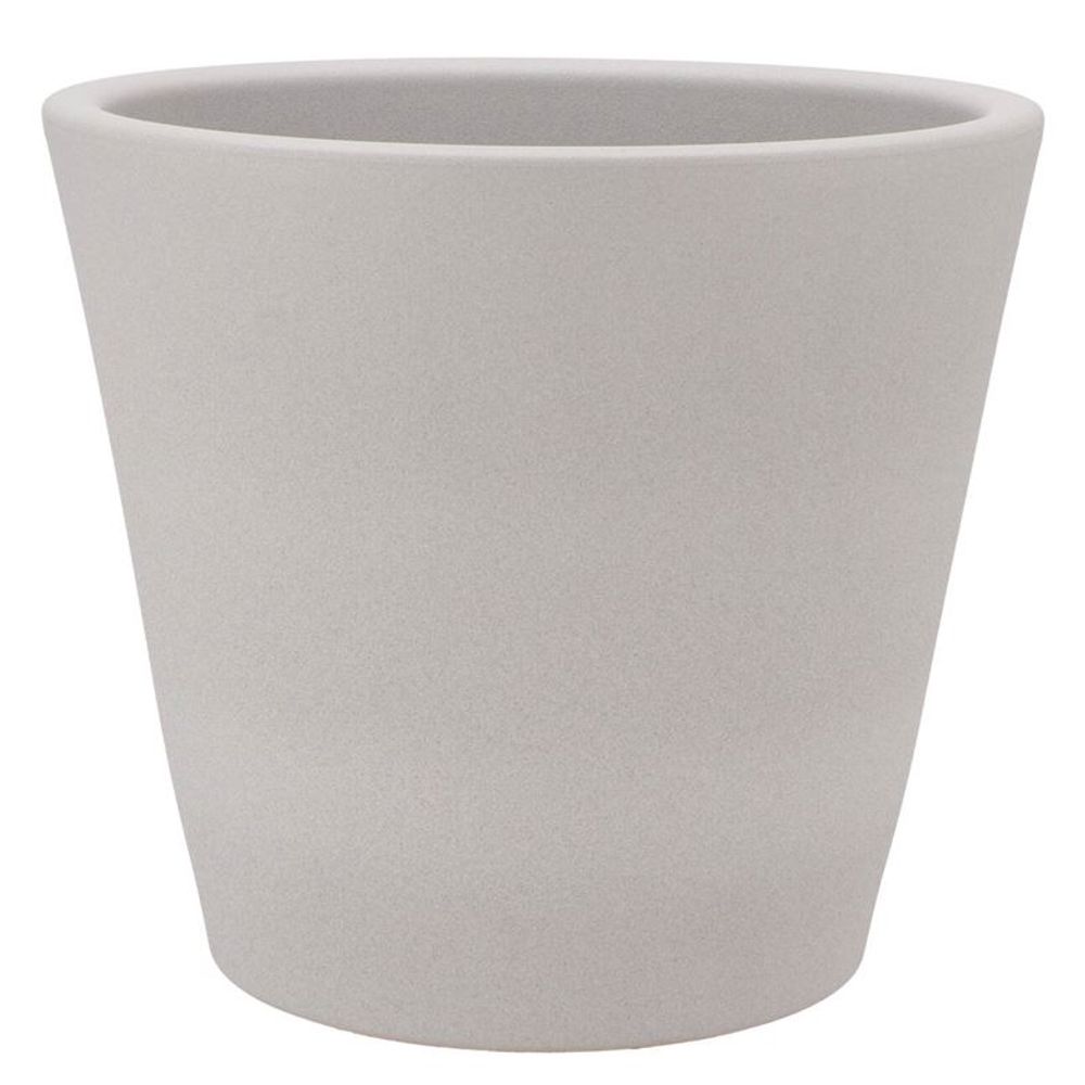 Keramik Übertopf Vinci grau matt D29cm H26cm