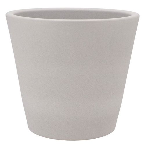 Keramik Übertopf Vinci grau matt D29cm H26cm