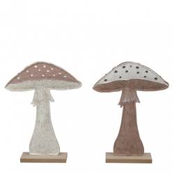 Pilz braun mix 16x04x21.5cm