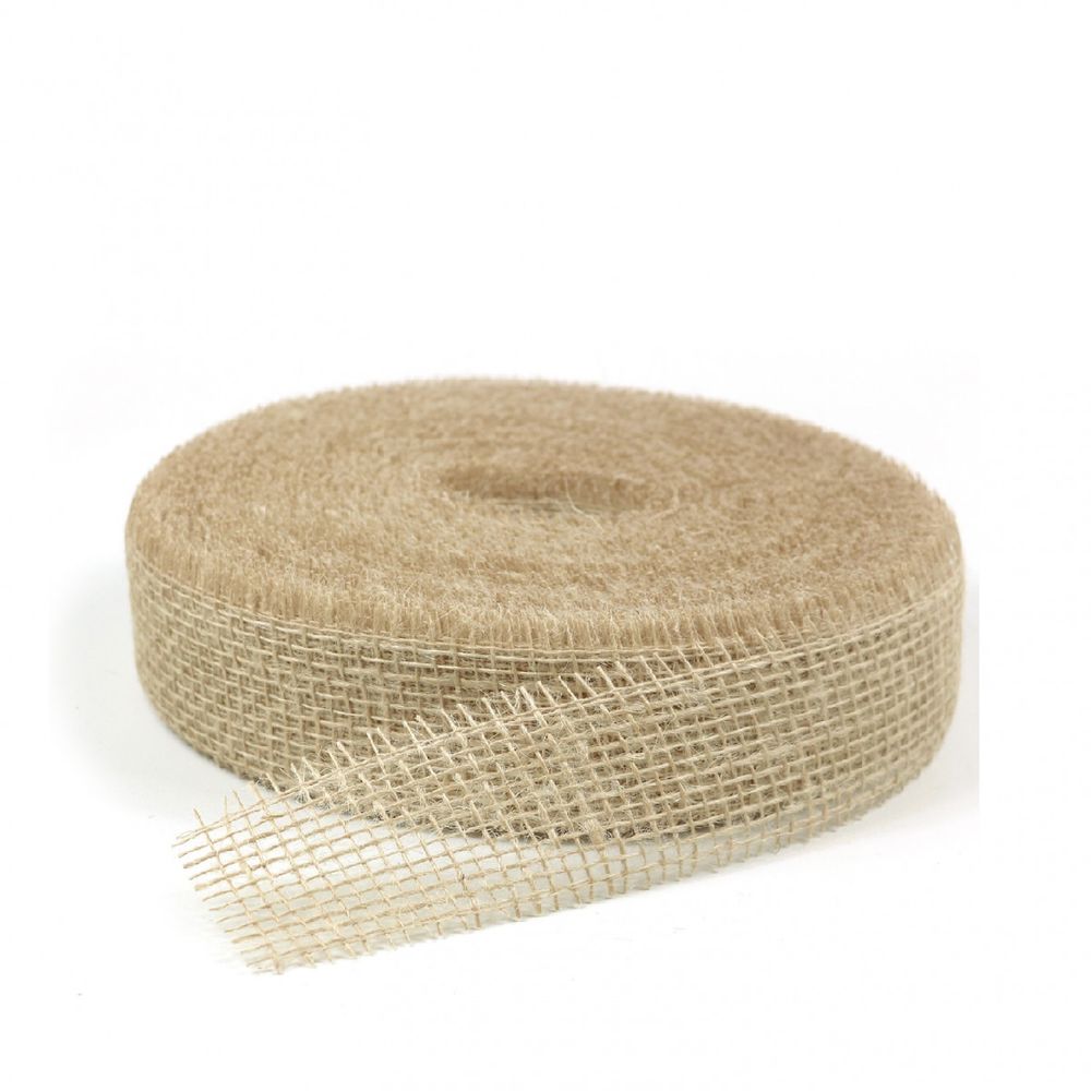 Band Jute creme 50mm 40m