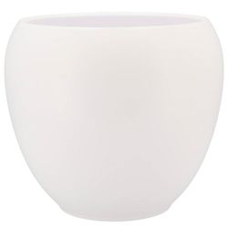 Keramik Übertopf Vinci weiss matt D28cm H24cm