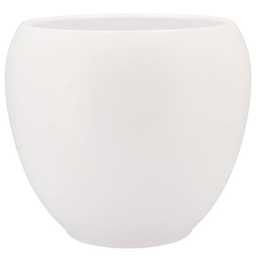 Keramik Übertopf Vinci weiss matt D28cm H24cm