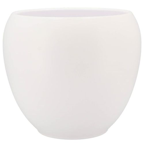 Keramik Übertopf Vinci weiss matt D28cm H24cm