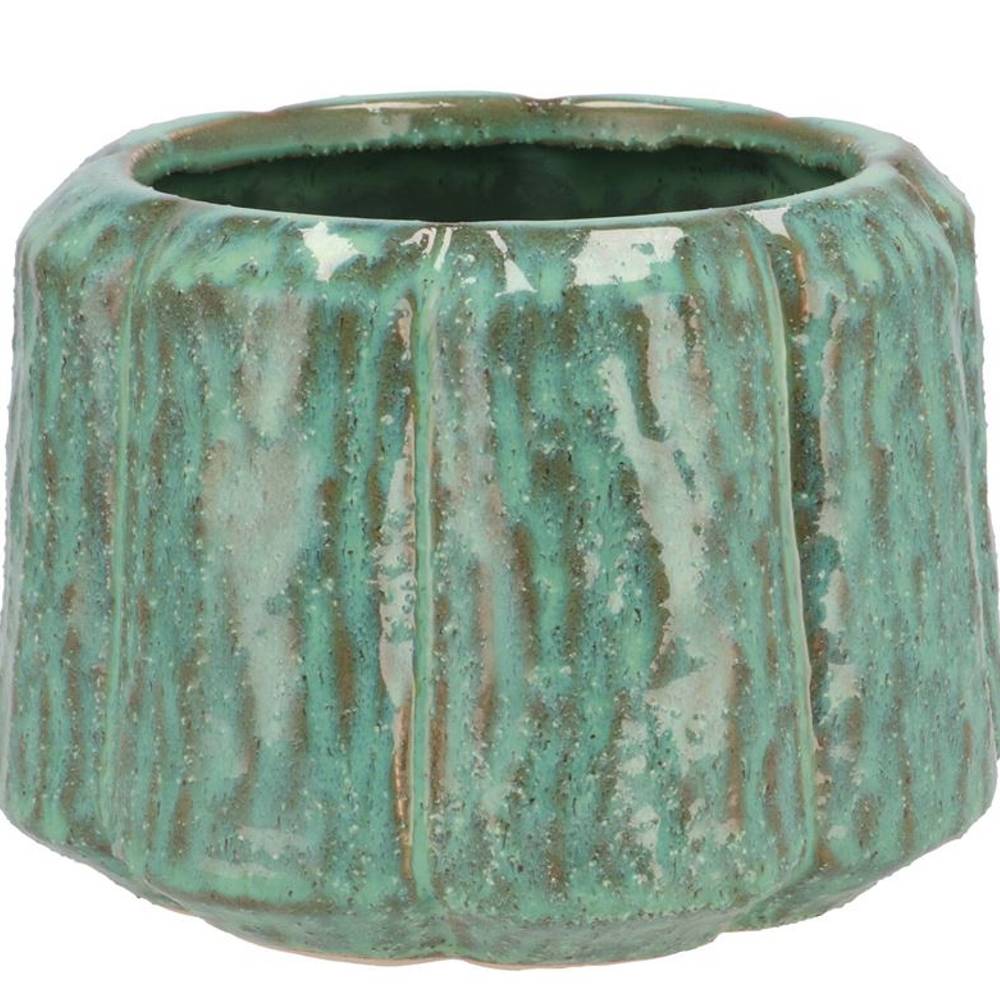 Keramik Topf Kiran grün 23x23x16cm