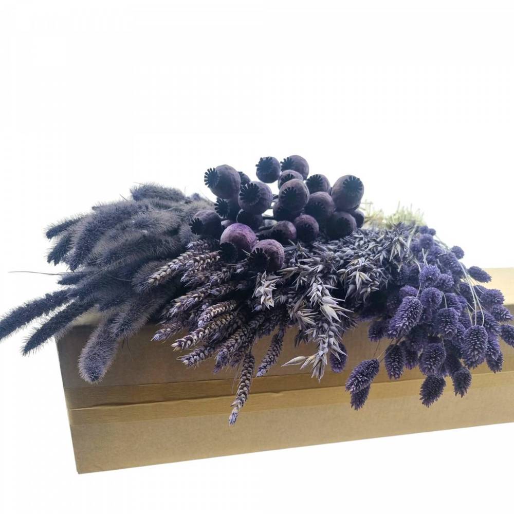 Trocken DIY Box assorti violett L65-70cm