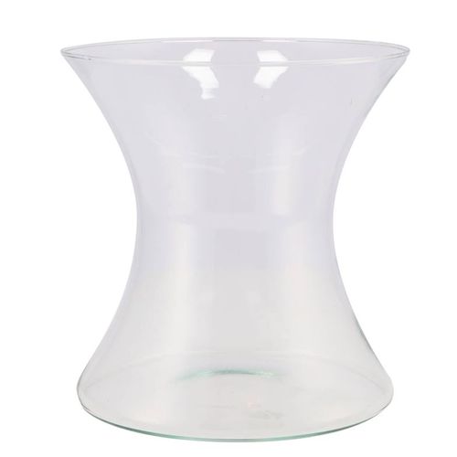 Glas Vase Diabolo D18cm H19cm