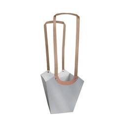 Tasche Aqua silber Clayrton 11x11x19cm