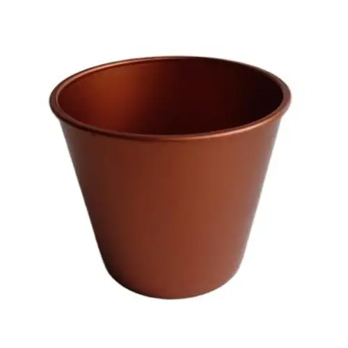 Melamine Übertopf kupfer D13cm H11.5cm