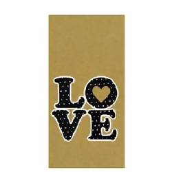Karte Love 05x10cm x20 