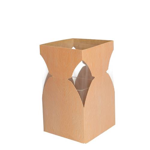 Strausstasche BasicLine orange D11.5cm H21cm
