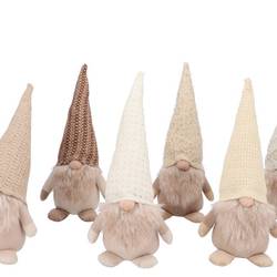 Plüsch Gnome mix creme 12x42cm