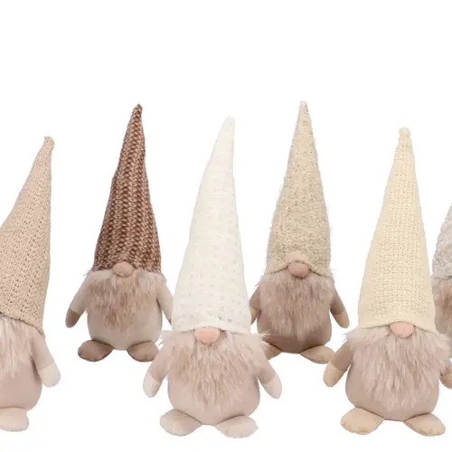 Plüsch Gnome mix creme 12x42cm