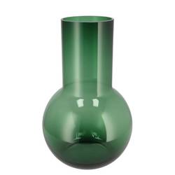 Glas Vase Filou dunkel grün D27cm H41cm