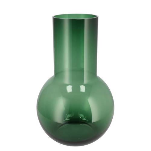 Glas Vase Filou dunkel grün D27cm H41cm