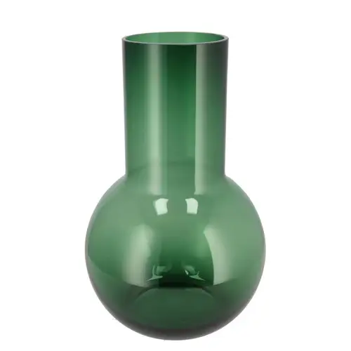 Glas Vase Filou dunkel grün D27cm H41cm